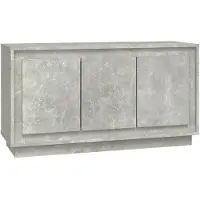 vidaXL Skåp, Betonggrått, 102X35X55 Cm, Träbaserat Material