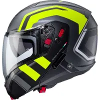 Caberg Horus X Road Fällbar hjälm Svart/Gul S Unisex sort