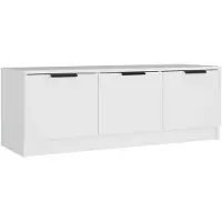 vidaXL TV-bänk vit 102x35x36,5 cm