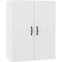 vidaXL Väggskåp vit 69,5x34x90 cm konstruerat trä
