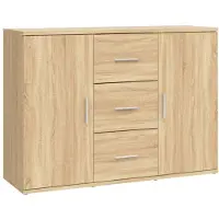 vidaXL Skåp, Sonomaek, 91X29,5X65 Cm, Träbaserat Material