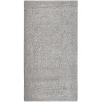 vidaXL Matta ljusgrå 80x150 cm halkfri