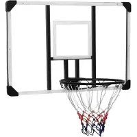 vidaXL Basketkorg transparent 106x69x3 cm polykarbonat