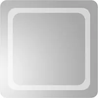 vidaXL Badrumsspegel LED 50x50 cm
