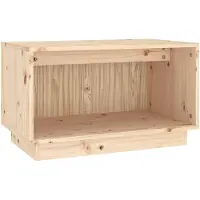 vidaXL TV-bänk, 60x35x35 cm, Massivt Furuved