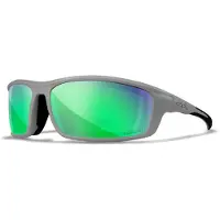 Wiley x WileyX GRID CAPTIVATE Polarized Green Mirror Lenses Matte Cool Grey Frame
