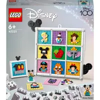 LEGO Disney - 100 år av tecknade Disneyikoner 43221 - 1022 Dela - - One Size - Klossar