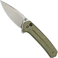 We Knife Culex Button Lock Green