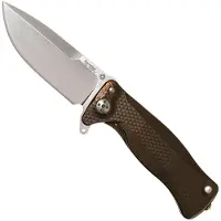 Lionsteel SR11 Titanium Bronze, satin blade, SR11 B pocket knife