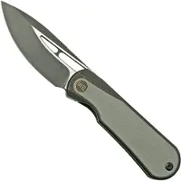We Knife Baloo Black Titanium fällkniv, gray G10