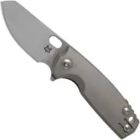 FOX Baby Core FX-608TI Stonewashed Titanium pocket knife, Jesper Voxnaes design