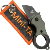 FOX Mini-TA FX-536ODB OD Green &amp; Black, keychain knife