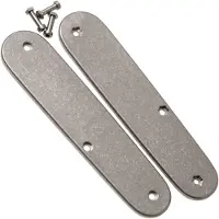 Flytanium Victorinox Cadet Scales, titanium flat