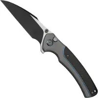 We Knife Ziffius, WE22024A-1 Limited Edition, Integral Twill Carbonfiber Spacer, CPM 20CV pocket knife