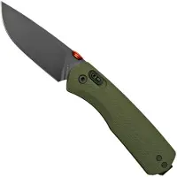 The James Brand The Carter OD Green G10 + Orange, Black Straight, JAKN108194-00 pocket knife
