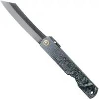 Higonokami pocket knife 7.3 cm HIGOC3B, Blue paper steel, Grey Black Glitter