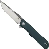Bestech Bestechman Dundee BMK01C Grey G10, Satin D2, pocket knife, Ostap Hel design