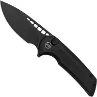 We Knife Mini Malice WE054BL-1, Black Titanium pocket knife