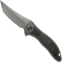 We Knife Mini Synergy Tanto fällkniv, shredded carbon fiber