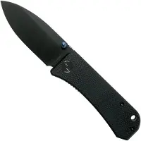 We Knife Banter 2004B Black pocket knife, Ben Petersen design