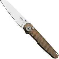 MKM-Maniago Knife Makers MKM Miura Bronze Titanium, Satin MI-TBR pocket knife, Simone Tonolli design
