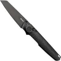 MKM-Maniago Knife Makers Miura Button Lock Ti Black