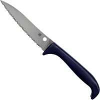 Spyderco Counter Puppy serrated tomato knife purple, K20SPR