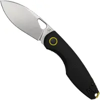 FOX Chilin FX-530-G10B Stonewashed N690, Black G10 pocket knife, Jesper Voxnaes design