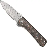QSP Knife Hawk QS131-S Satin, Aluminum Foil Carbon fibre pocket knife