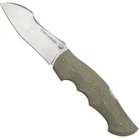 Viper Rhino 1, V5903CV, Stonewash Elmax, Green Canvas Micarta pocket knife, Fabrizio Silvestrelli design