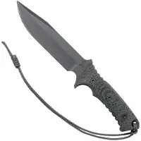 Chris Reeve Pacific Black PAC-1000 survival knife, non serrated