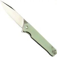 QSP Knife Mamba V2 QS111-J1, Satin, Jade G10, pocket knife
