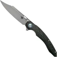 Bestech Fanga Black G10 &amp; Carbon fibre BG18C pocket knife