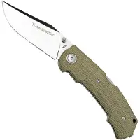 Viper Turn V5988CG Green Canvas Micarta pocket knife, Fabrizio Silvestrelli design