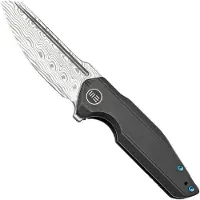 We Knife StarHawk Framelock Damascus