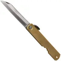 Higonokami pocket knife 7,7 cm HIGO12BR, White paper steel, sheepfoot