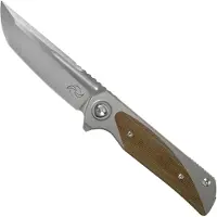 Liong Mah Designs Liong Mah Warrior Two V3 Green Canvas Micarta pocket knife