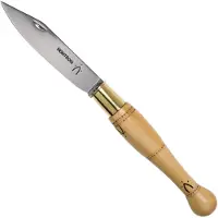 Nontron No. 30 Turning Ferrule, Boxwood, ball shape NN30BO pocket knife
