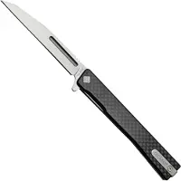 Ocaso Solstice Wharncliffe Satin fällkniv, Carbon Fibre
