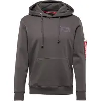 Alpha industries Sweatshirt mörkgrå / äpple