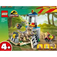 LEGO JURASSIC PARK Velociraptor Escape 76957 Lr dig att bygga dinosaurileksak fr pojkar och flickor; Gva till barn i ldern 4 och uppt med en