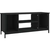 vidaXL Tv-bänk svart 102x35x45 cm konstruerat trä