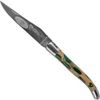 Laguiole En Aubrac Green Cholla Cactus L0212CA9IF cactus wood, polished, laguiole pocket knife, 12 cm