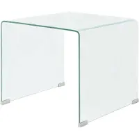 vidaXL Soffbord, Härdat Glas 49,5X50X45 Cm