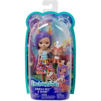 Enchantimals , Main Heroes and Friends Dolls, 6-tums (15 cm) små dockor i sortiment 6 in