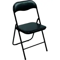 Perel folding chair padded Campingstol Svart FP168B