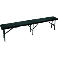 Perel imitation rotin Campingbänk Svart FP160R Last (vikt) (max) 600 kg