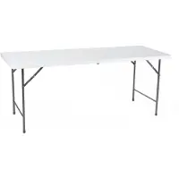 Perel folding table Campingbord Vit FP183 Last (vikt) (max) 100 kg