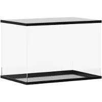 vidaXL Displaylåda transparent 56x36x37 cm akryl