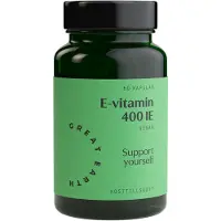 Great Earth E-vitamin 60 kapslar